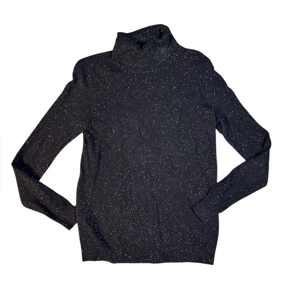 Bloomingdale's Sweaters - Bloomingdale’s Black Cashmere Turtleneck Sweater Large